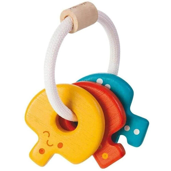 PlanToys - Baby Key Rattle-Panda Kids and Baby