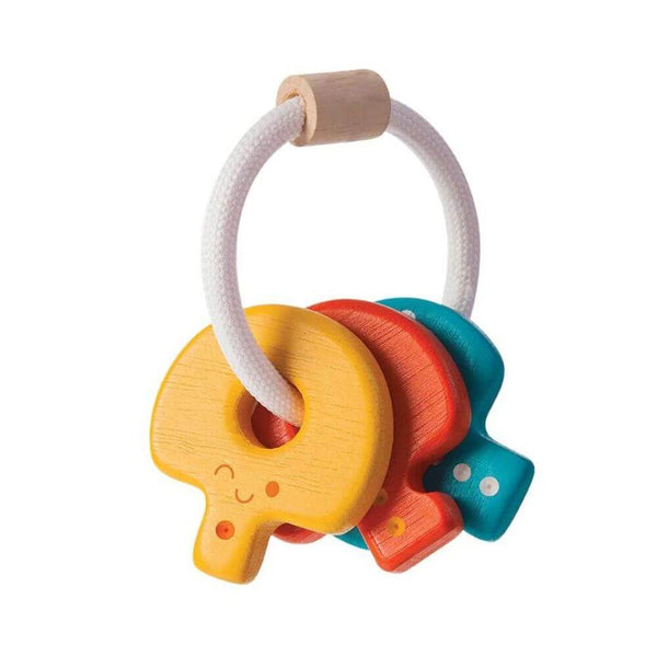 PlanToys - Baby Key Rattle-Panda Kids and Baby