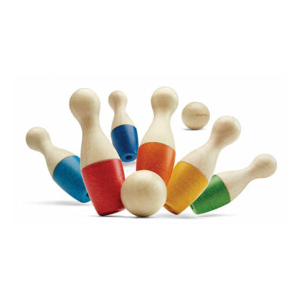 PlanToys - Bowling Set-Panda Kids and Baby