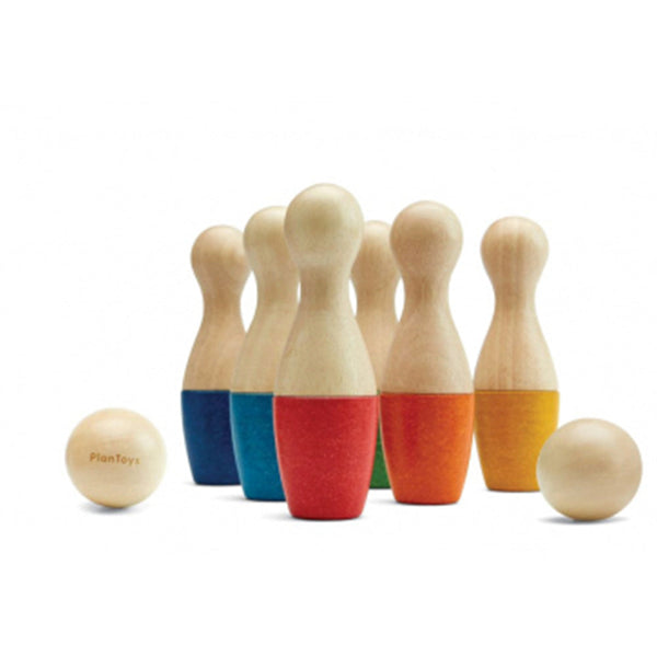 PlanToys - Bowling Set-Panda Kids and Baby