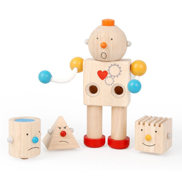 PlanToys - Build-A-Robot-Panda Kids and Baby