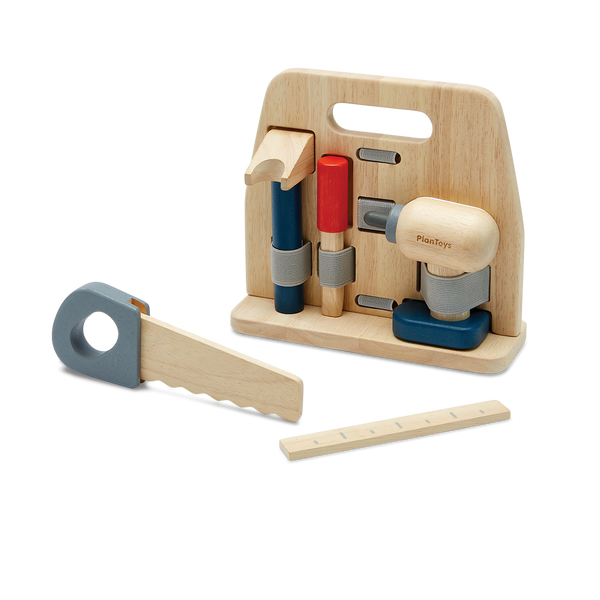 PlanToys - Handy Carpenter Set-Panda Kids and Baby