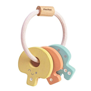 PlanToys - Key Rattle - Pastel - PT5251-Panda Kids and Baby