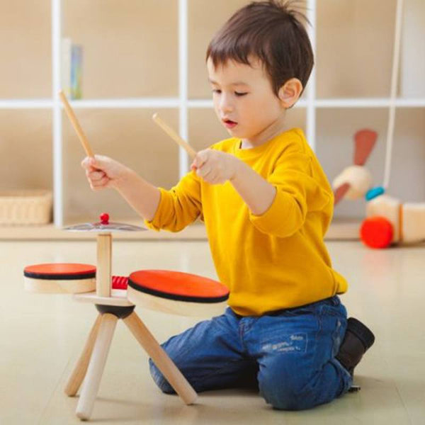 PlanToys - Musical Band-Panda Kids and Baby