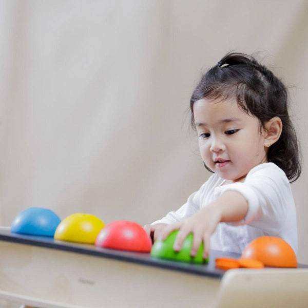 PlanToys - Sort & Count Cups-Panda Kids and Baby