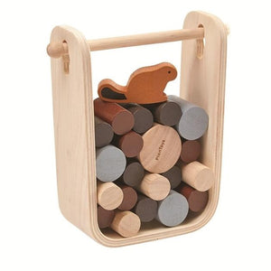 PlanToys - Timber Tumble - PT4627-Panda Kids and Baby