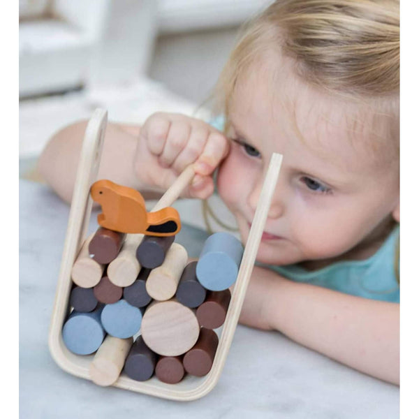 PlanToys - Timber Tumble - PT4627-Panda Kids and Baby