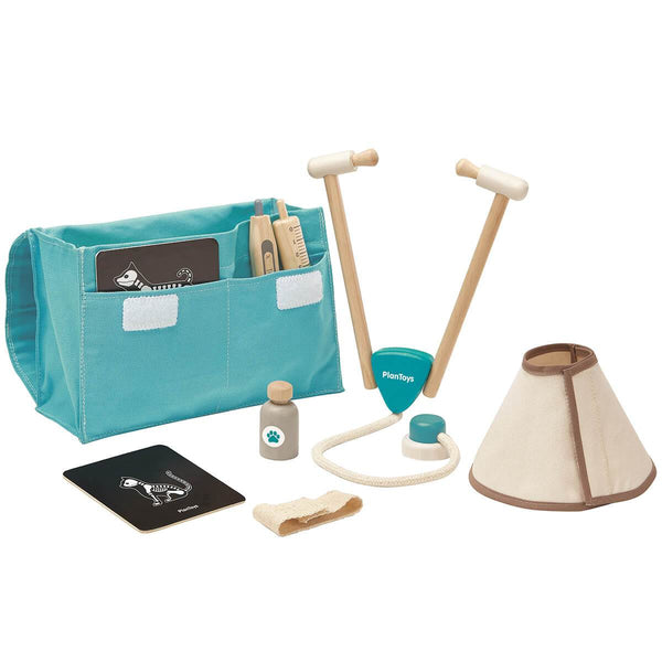 PlanToys - Vet Set - PT3490-Panda Kids and Baby