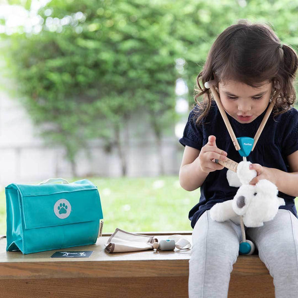 PlanToys - Vet Set - PT3490-Panda Kids and Baby