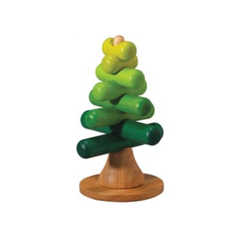 PlanToys - Stacking Tree - PT5149-Panda Kids and Baby