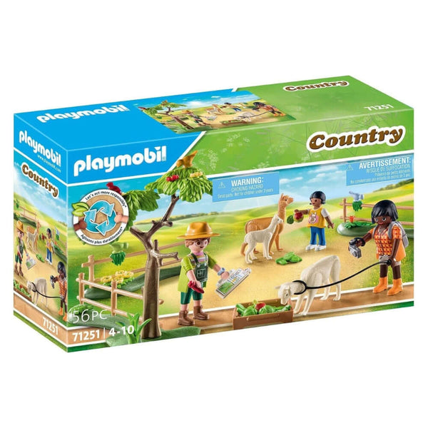 Playmobil - Alpaca Walk-Panda Kids and Baby
