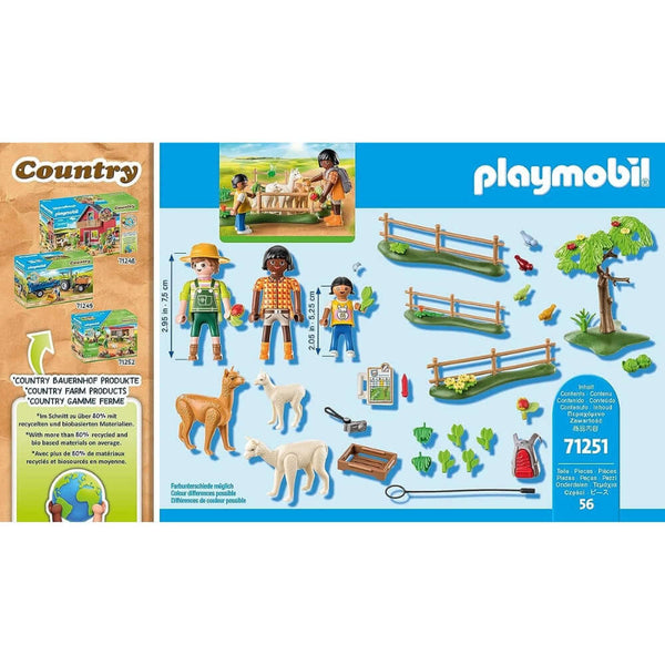 Playmobil - Alpaca Walk-Panda Kids and Baby