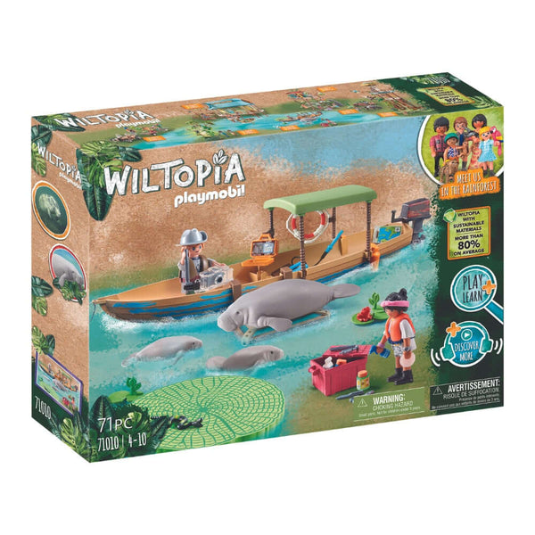 Playmobil - Boat Trip to the Manatees-Panda Kids and Baby