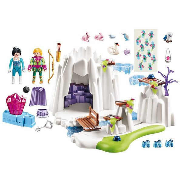 Playmobil - Crystal Diamond Hideout-Panda Kids and Baby