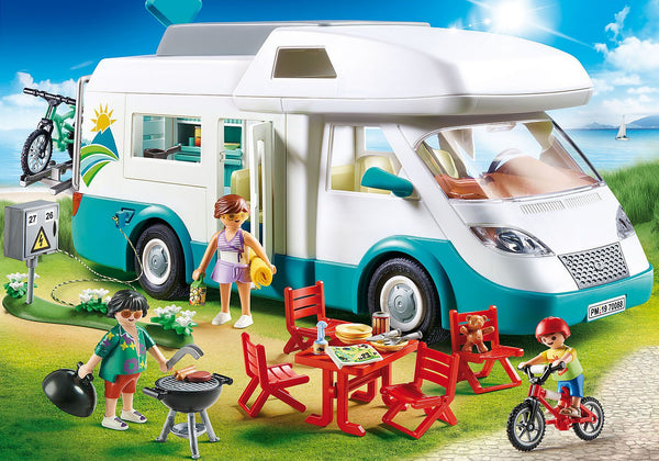 Playmobil - Family Camper - PMB70088-Panda Kids and Baby