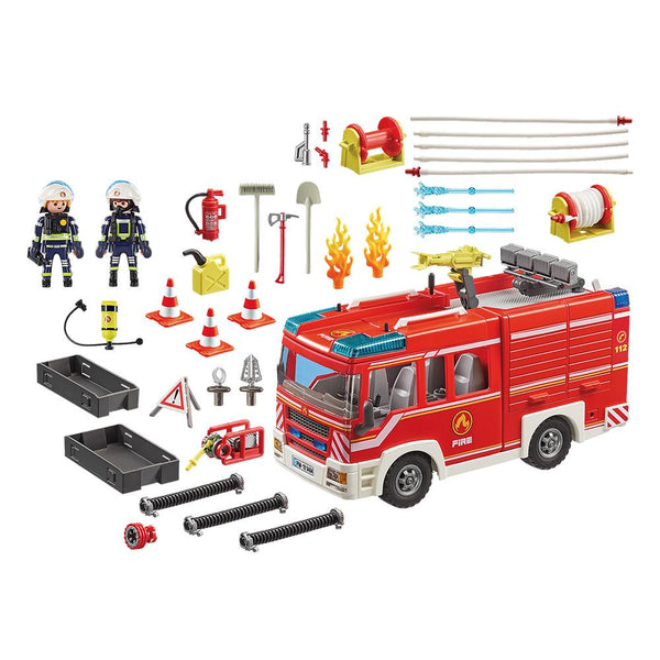 Playmobil - Fire Engine - PMB9464-Panda Kids and Baby