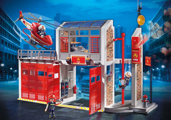 Playmobil - Fire Station - PMB9462-Panda Kids and Baby
