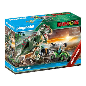 Playmobil - T-Rex Attack-Panda Kids and Baby