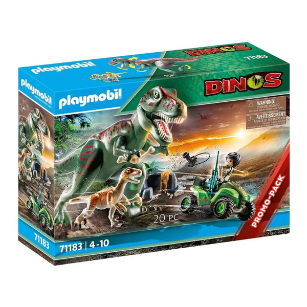 Playmobil - T-Rex Attack-Panda Kids and Baby