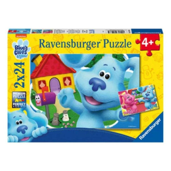 Ravensburger - Blues Clues 2x24pc-Panda Kids and Baby