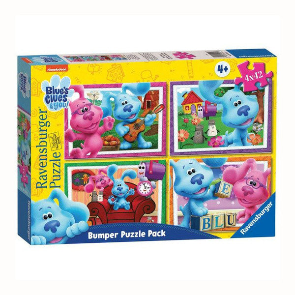 Ravensburger Blues Clues Bumper Pack 4x42 pieces Jigsaw Puzzles-Panda Kids and Baby
