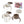 Richell - T.L.I Step Up Baby Cup Set SD - Brown-Panda Kids and Baby