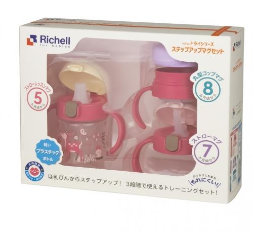 Richell - Three-way TLI Step-Up Mug Water Bottle Richell 