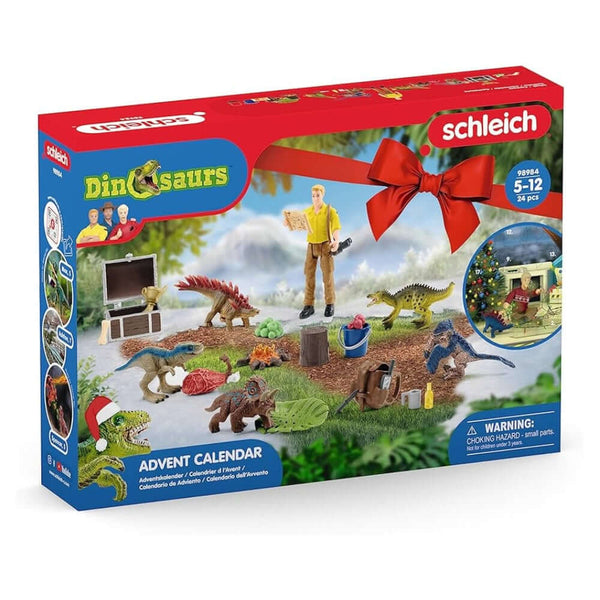 Schleich - Advent Calendar Dinosaurs-Panda Kids and Baby