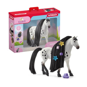 Schleich - Beauty Horse Knabstrupper Stallion-Panda Kids and Baby