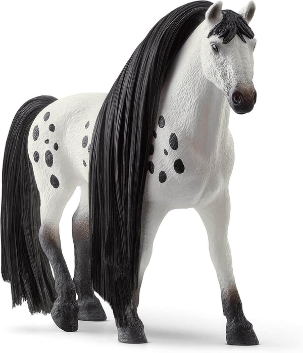 Schleich - Beauty Horse Knabstrupper Stallion-Panda Kids and Baby