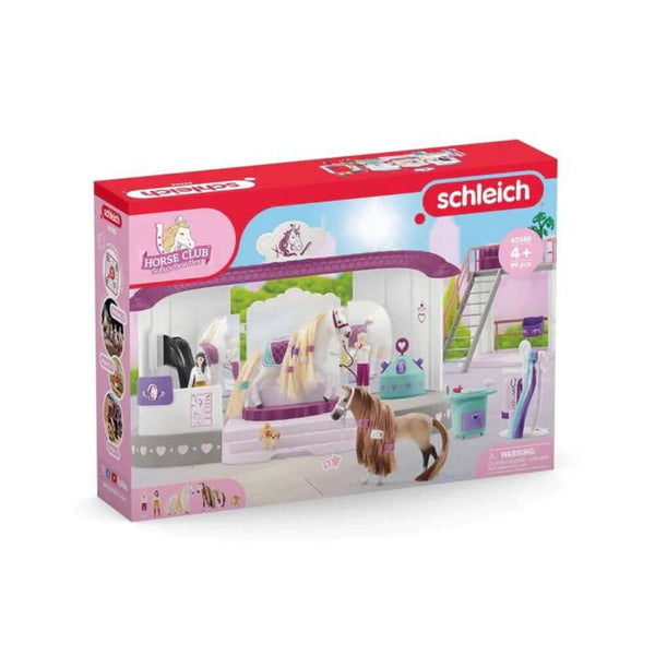 Schleich - Horse Beauty Salon-Panda Kids and Baby