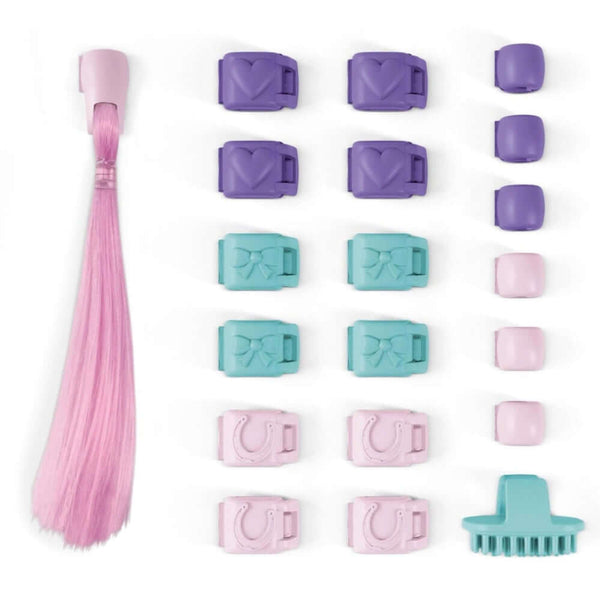 Schleich - Horse Hair Accessories-Panda Kids and Baby