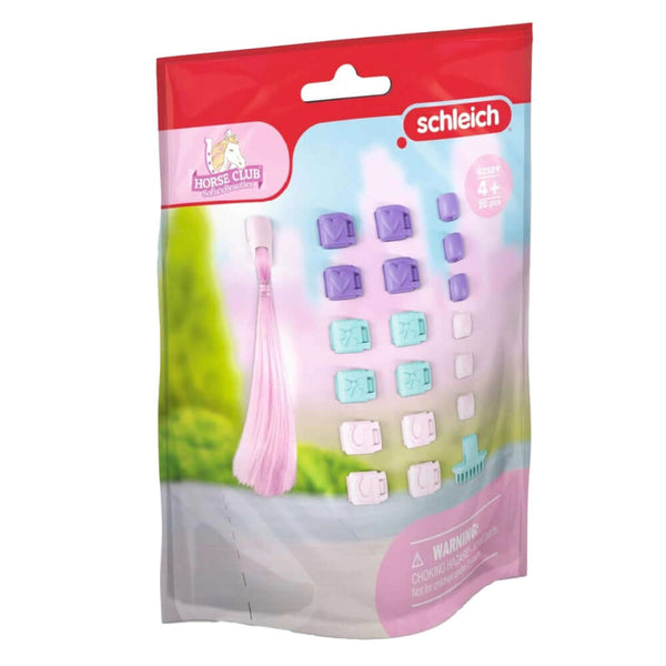 Schleich - Horse Hair Accessories-Panda Kids and Baby