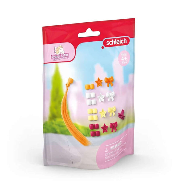 Schleich - Horse Hair Clip Accessories-Panda Kids and Baby