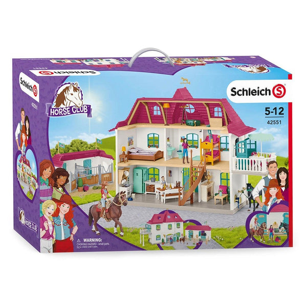 Schleich - Lakeside Country House and Stable-Panda Kids and Baby