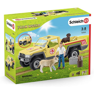 Schleich - Veterinarian Visit at Farm Figures & Playset Schleich 