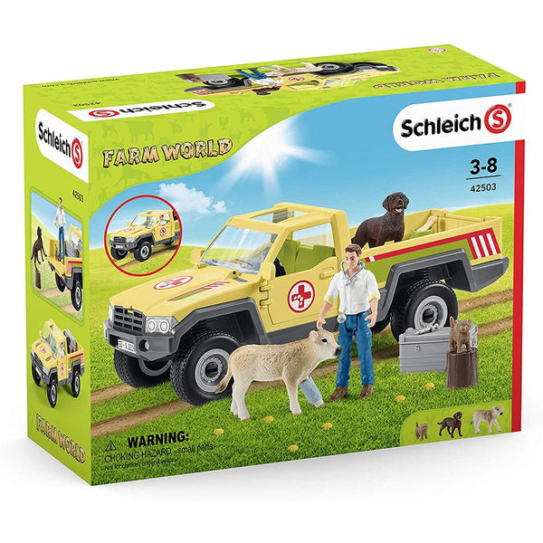 Schleich - Veterinarian Visit at Farm-Panda Kids and Baby