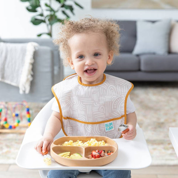 Bumkins - Silicone Grip Dish - Multi Colours Available-Panda Kids and Baby