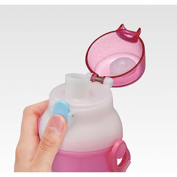 Skater - Antibacterial Direct Drink One-Touch Bottle - 480ml - Disney Princess-Panda Kids and Baby