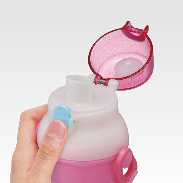 Skater - Antibacterial Direct Drink One-Touch Bottle - 480ml - Disney Princess-Panda Kids and Baby