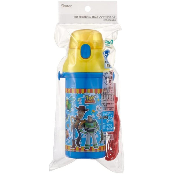 Skater - Antibacterial Direct Drink One-Touch Bottle - 480ml - Toy Story-Panda Kids and Baby