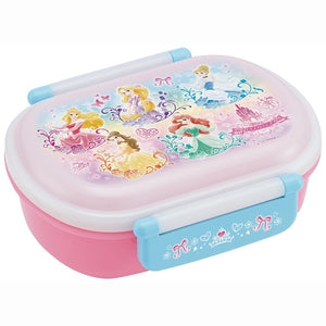 Skater - Antibacterial Fluffy Tight Lunch Box Oval Type - 360ml - Disney Princess-Panda Kids and Baby