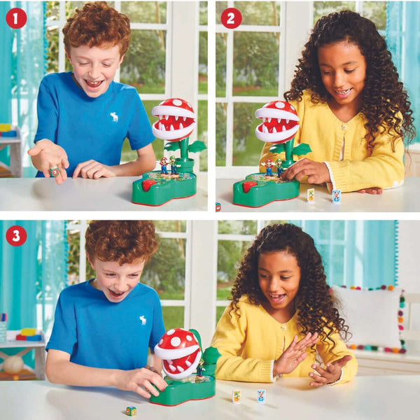 Super Mario - Piranha Plant Escape!-Panda Kids and Baby