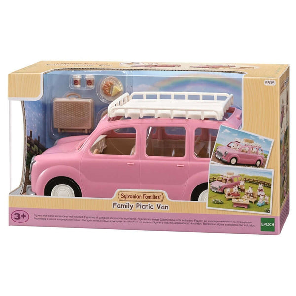Sylvanian Families - Family Picnic Van-Panda Kids and Baby