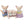 Sylvanian Families - Fennec Fox Family-Panda Kids and Baby