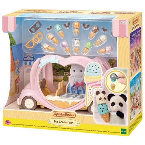 Sylvanian Families - Ice Cream Van-Panda Kids and Baby