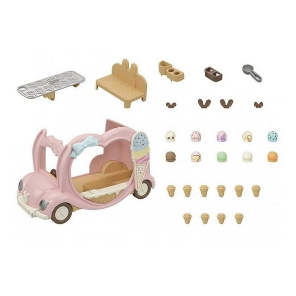 Sylvanian Families - Ice Cream Van-Panda Kids and Baby