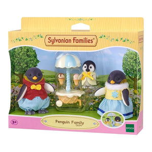 Sylvanian Families - Penguin Family-Panda Kids and Baby
