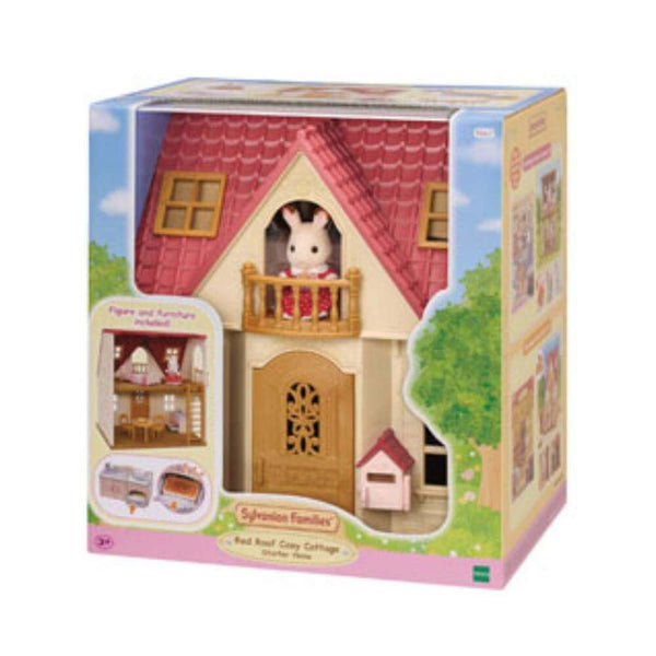 Sylvanian Families - Red Roof Cosy Cottage Starter Home New-Panda Kids and Baby