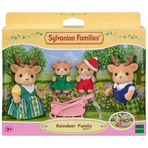 Sylvanian Families - Reindeer Family-Panda Kids and Baby